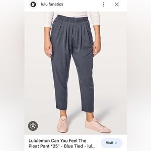 LULELEMON CAN YOU FEEL THE PLEAT